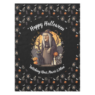🕸️ Sombrío mantel de Halloween de brujas 🎃 👻