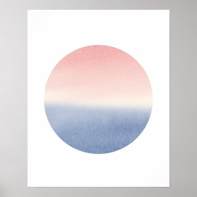 sombrío puesta de sol marina arte poster imprimir (Frente)