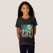 Sombrío y dulce: Camiseta de Halloween para niños