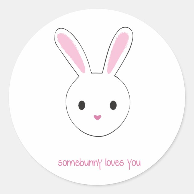 Somebunny ama a tus pegatinas (Anverso)