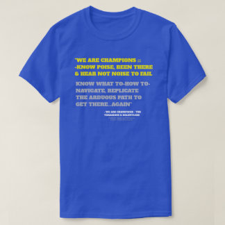 SOMOS CAMPEONES: Camiseta de POZA y RUIDO