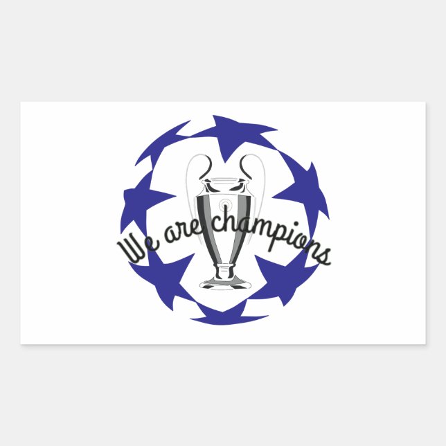 somos campeones Pegatinas (Anverso)