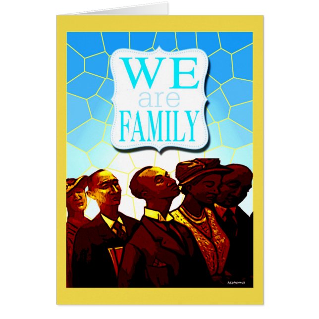 Somos familia - Invitaciones y Invitaciones (Frente)
