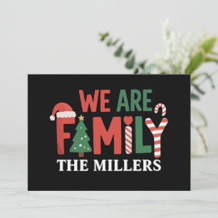 Somos Familia Navidad Personalizada Familia Pareja
