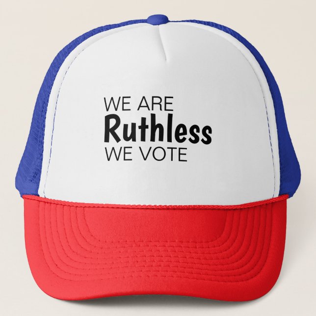 Somos implacables Votamos Sombrero Camionero (Anverso)