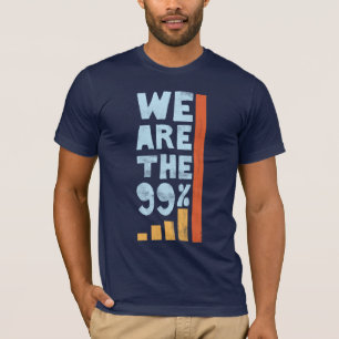 SOMOS la camiseta de los hombres del 99%
