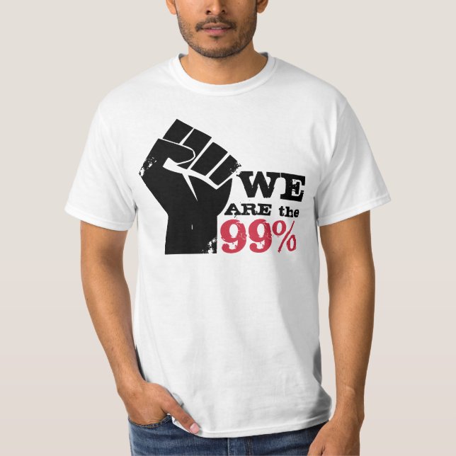Somos la camiseta del 99% (Anverso)