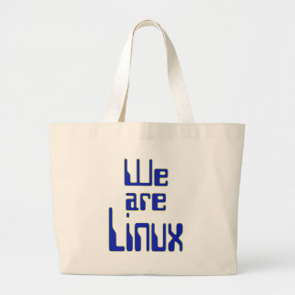 Somos Linux Gran Bolsa de mano
