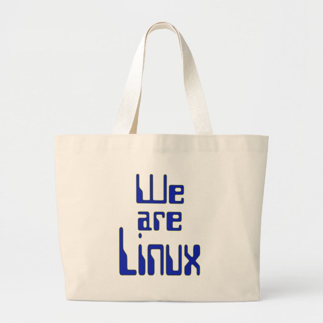 Somos Linux Gran Bolsa de mano (Frente)