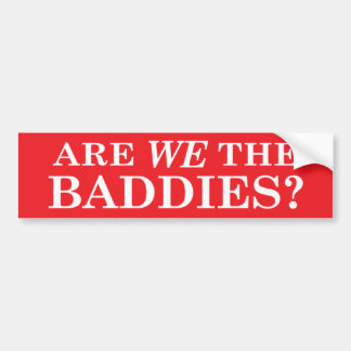 ¿Somos los Baddies? Pegatina rectangular