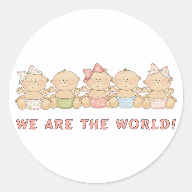 Somos los Pegatinas de la diversión de los bebés d (Anverso)