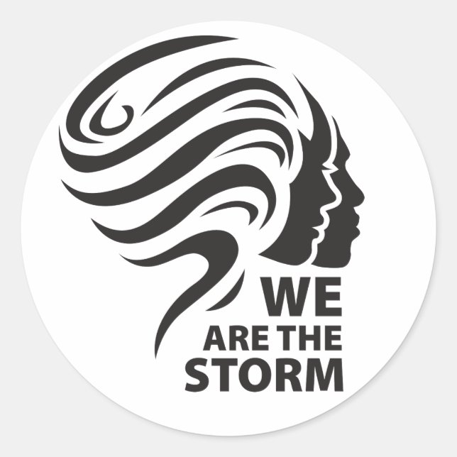 Somos los pegatinas de la tormenta (Anverso)