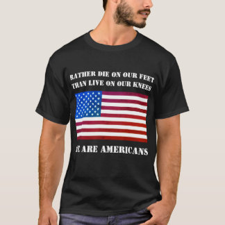 Somos norteamericanos (filtro, oscuridad) camiseta