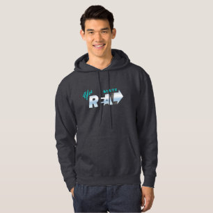 Somos Reales Sudadera con Capucha para Hombres
