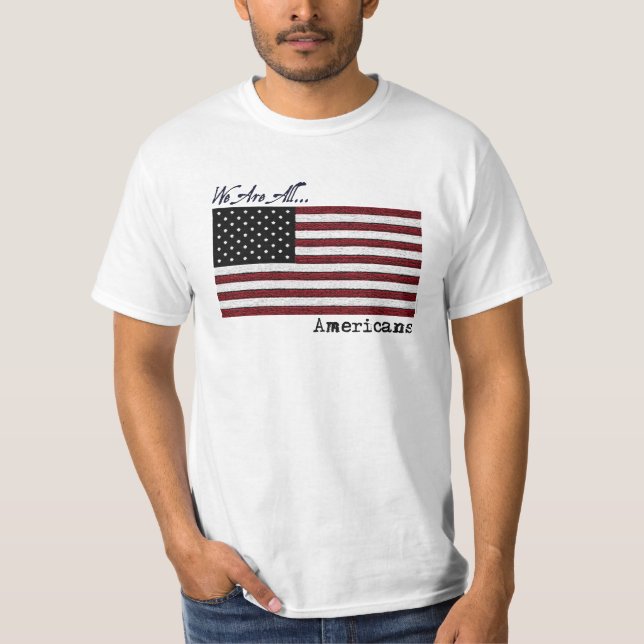 Somos TODA LA camiseta de los americanos (Anverso)