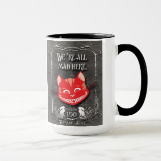 "Somos todos aquí" taza enojada del gato de