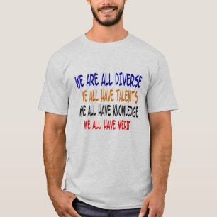 Somos todos camiseta diversa