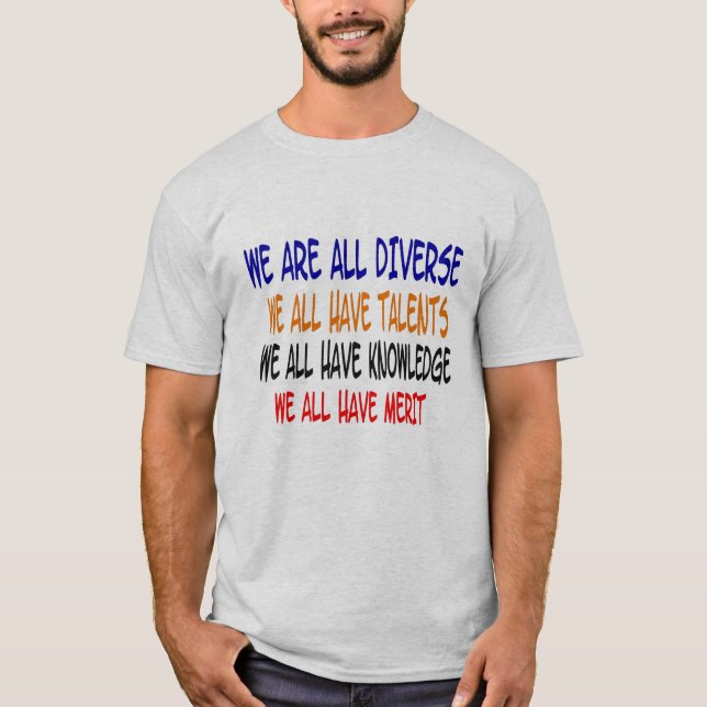 Somos todos camiseta diversa (Anverso)