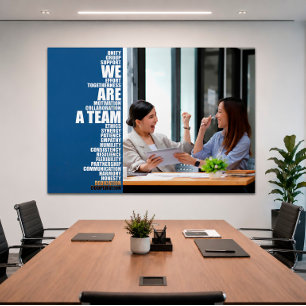 SOMOS UN EQUIPO Arte de pared inspirador para ofic