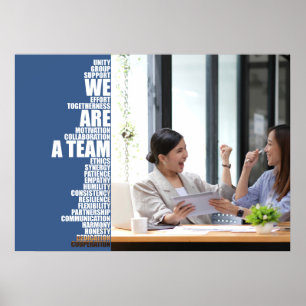 SOMOS UN EQUIPO Arte de pared inspirador para ofic
