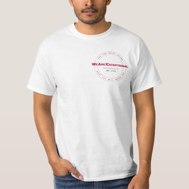 Somos una camiseta excepcional (Anverso)