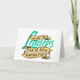 Somos una tarjeta de felicitación