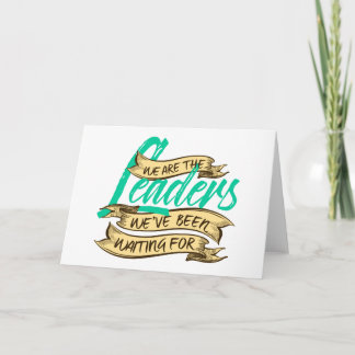 Somos una tarjeta de felicitación