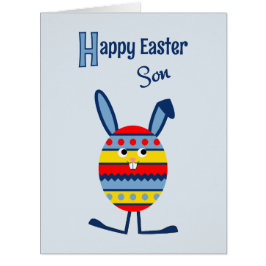 Son Abundancia de huevo de Pascua azul