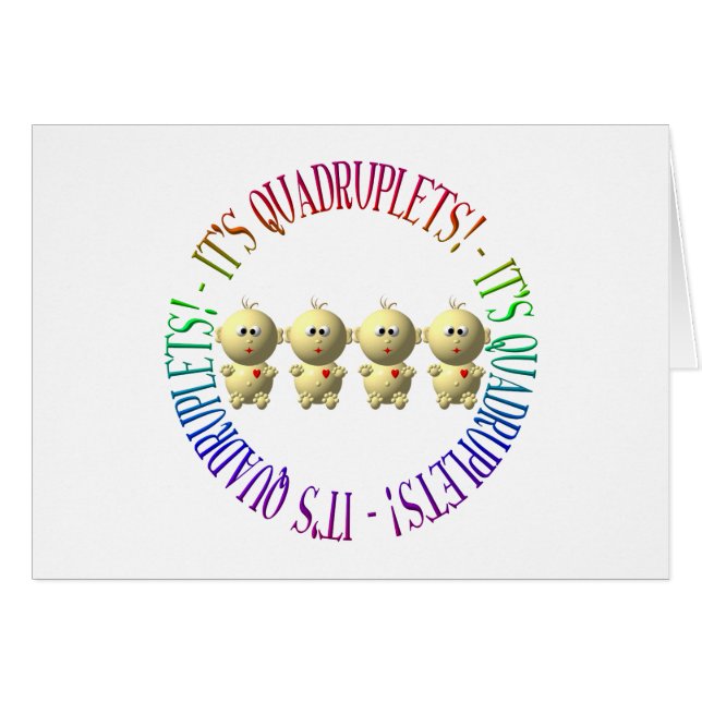 ¡Son cuatrillizos! (Anverso (Horizontal))