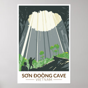 Son Doong Cave Vietnam Viaje de arte Vintage