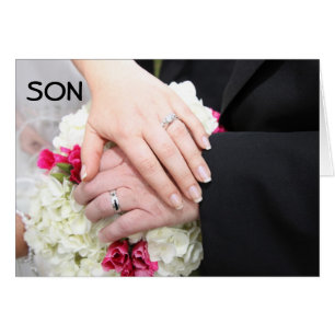 ***SON** EL DÍA DE LA BODA" DESEANDO FELICIDAD