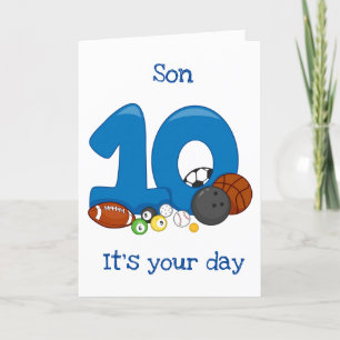 ***SON*** EN SU TARJETA DE CUMPLEAÑOS "10″