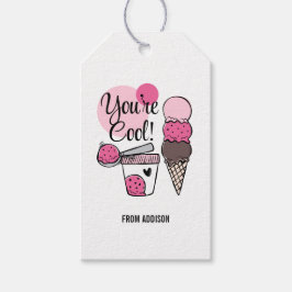 Son etiquetas de regalo de El día de San Valentín