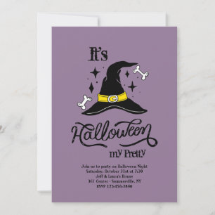 Son invitaciones a la fiesta de Halloween