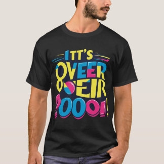 "¡Son más de 9000!" Diseño de camisetas retro