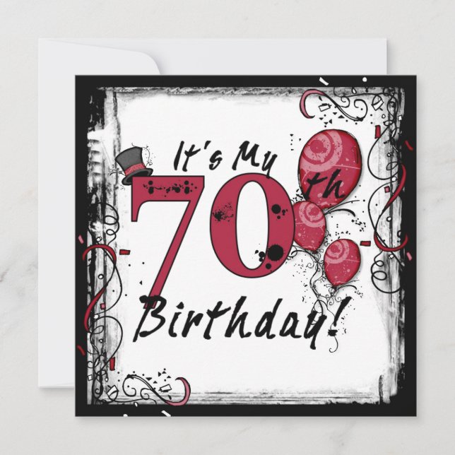 Son mis 70 invitaciones gruesas de la fiesta de cu (Anverso)