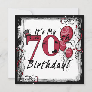Son mis 70 invitaciones gruesas de la fiesta de cu