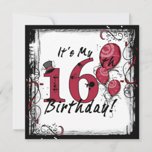 Son mis invitaciones de fiesta de cumpleaños númer