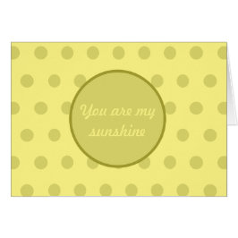 Son Mis Tarjetas Blank Sunshine (Amarillo Mantequi