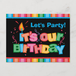 Son nuestras cartas de cumpleaños invitaciones pos