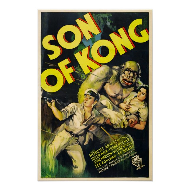 Son of Kong Monster Horror Movie Poster (Anverso)
