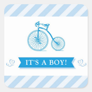 Son Pegatinas de Baby Shower de Boy Blue