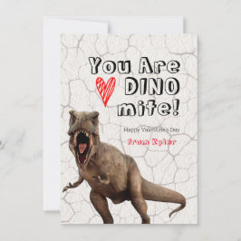 Son tarjetas de San Valentín de clase DINOmite