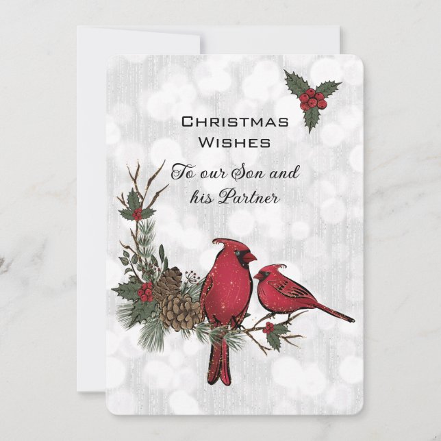 Son y Navidades del Cardenal Rojo Asociado (Anverso)