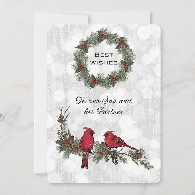 Son y Navidades del Cardenal Rojo Asociado (Anverso)