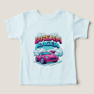Soñador Corredor Coche Rosa Niños Velocidad Nube �