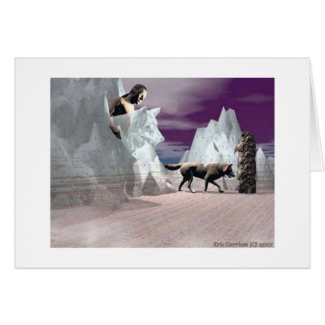 Soñador del lobo del alcohol (Anverso (Horizontal))
