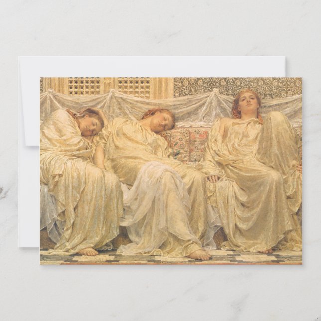 Soñadores de Albert Joseph Moore, arte victoriano (Anverso)