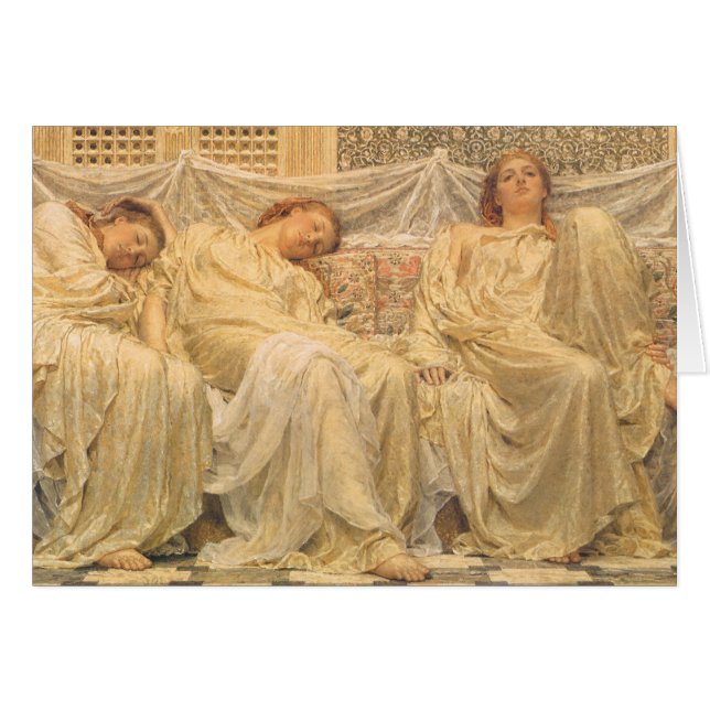Soñadores de Albert Joseph Moore, arte victoriano (Anverso (Horizontal))