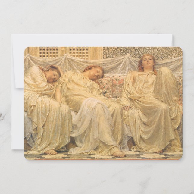 Soñadores de Albert Joseph Moore, arte victoriano (Anverso)